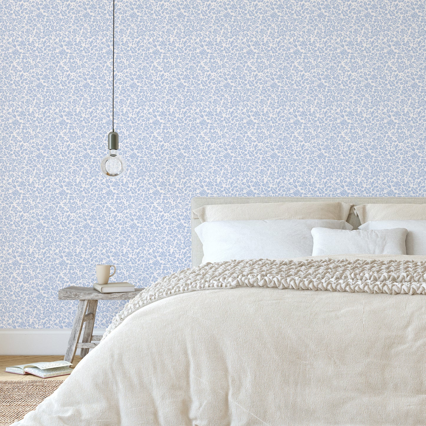 Flower Impressions Light Blue Hannah's Treasures Designs