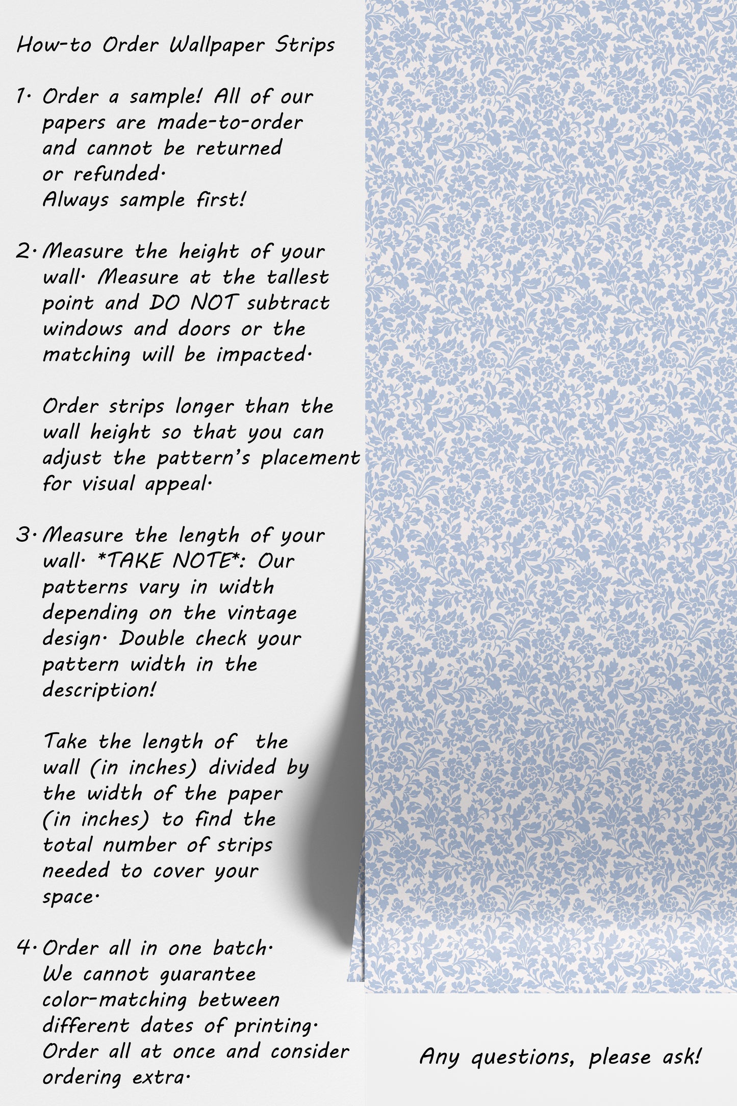 Flower Impressions Light Blue Hannah's Treasures Designs
