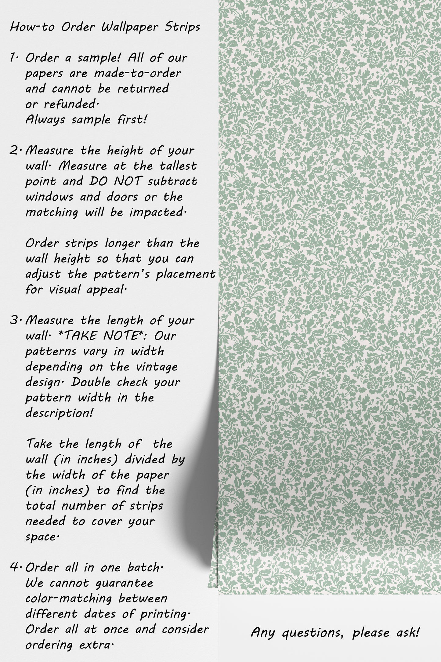 Flower Impressions in Green Hannah's Treasures Designs